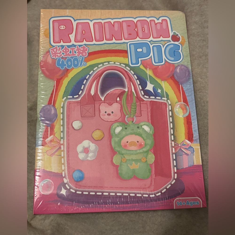 Rainbow Pig Sealed 400% Tote Bag Blind Box